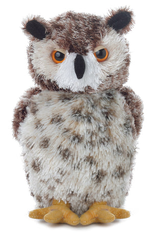 Osmond Horned Owl Mini Flopsie - 8"